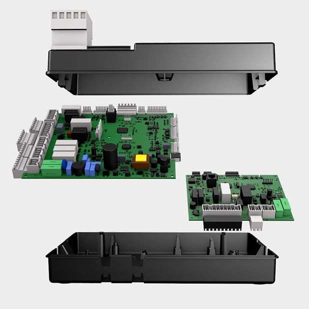 Exploded view of a control system